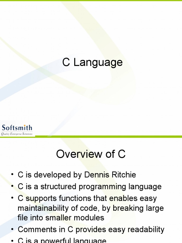 C Programming Basics and Concepts | PDF | Pointer (Computer Programming ...