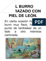 El burro disfrazado de león