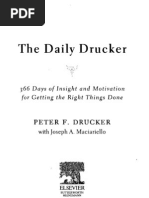 The Daily Drucker: 366 Days of Insight and Motivation