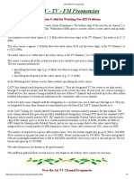 CATV - TV - FM Frequencies: Information Useful For Working Out RFI Problems