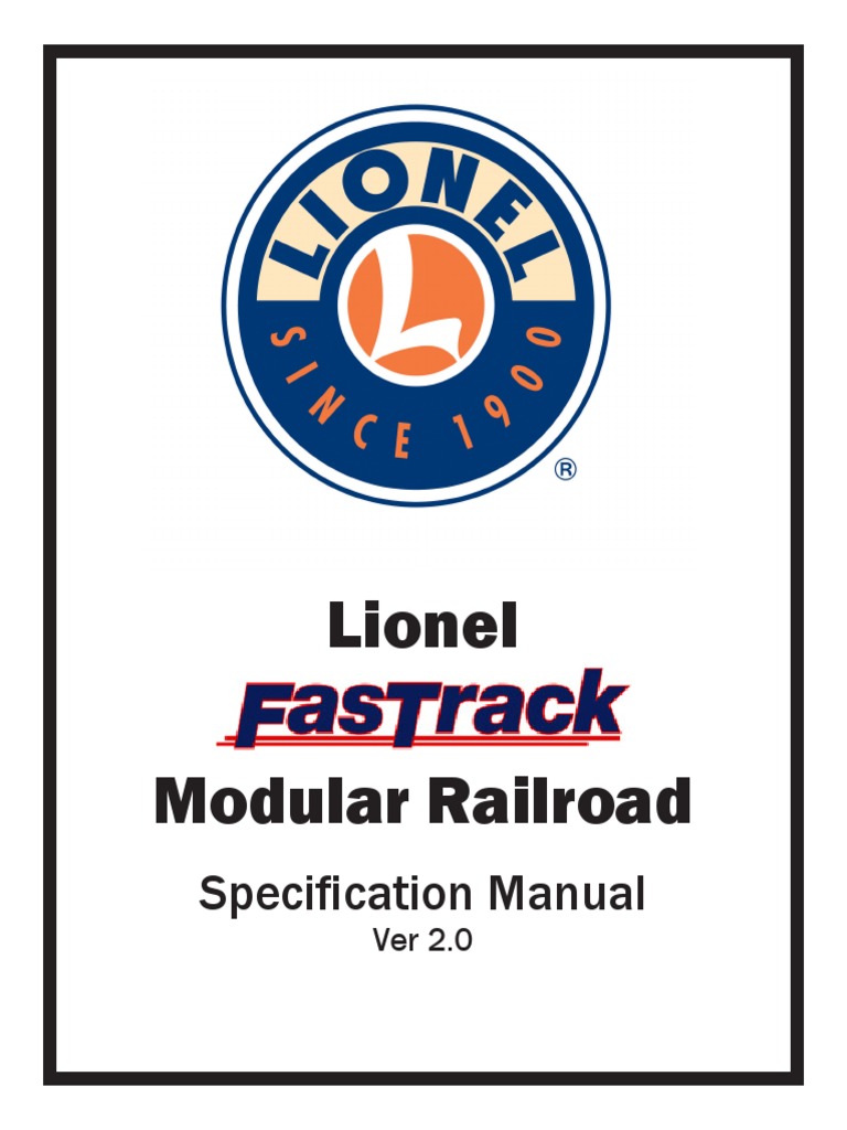 FasTrack Modular Railroad Manual Ver 2 | PDF | Modularity | Screw
