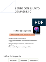 Tratamiento Con Sulfato de Magnesio