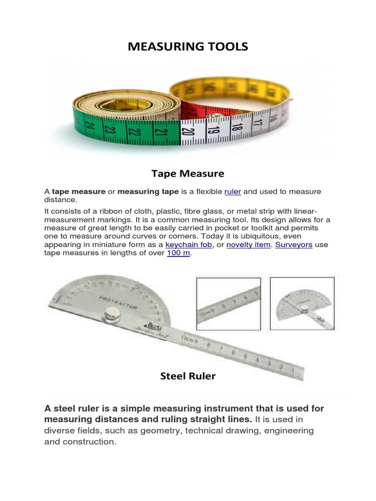 Measuring Tools PDF
