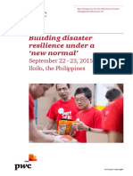 Building Disaster Resilience Under A New Normal': September 22 - 23, 2015 Iloilo, The Philippines