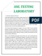 Soil Testing Laboratory