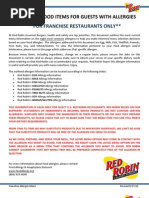 Red Robin Allergens FP