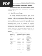 1.4 Medical Instrumentation Measurement Constraints