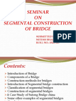 Segmental Construction of Bridge