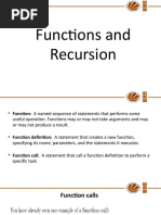 Function and Recursion of Python