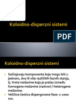 Koloidno-Disperzni Sistemi