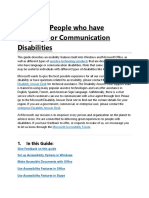 Guide For People Who Have Language or Communication Disabilities