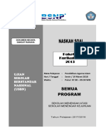 Revisi Jawaban PG Dan Essai SOAL K-13 PAKET 01