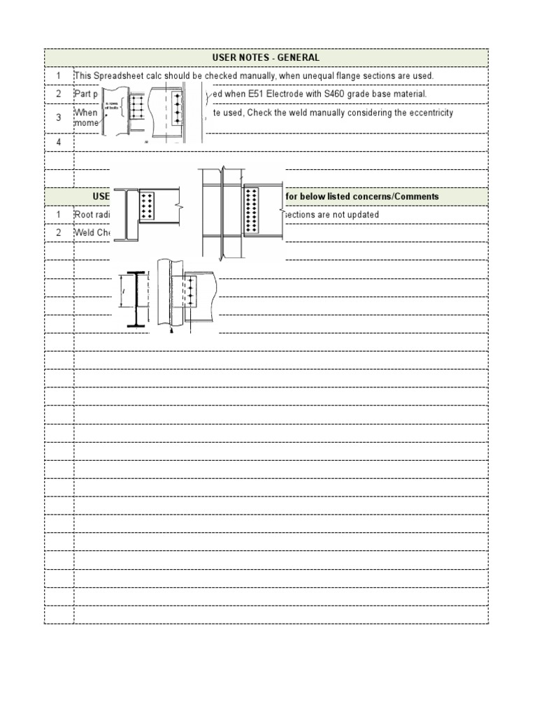 1.SHEAR (Or) MOMENT CONNE-GENERAL | PDF | Mechanical