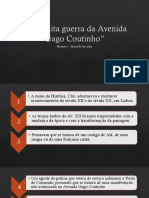 A Inaudita Guerra Da Avenida Gago Coutinho Resumo 1ª Parte