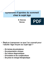 Syndrome D'apnées Du Sommeil Chez Le Sujet Âgé: B. Desrues Rennes