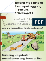 FIL6 Q2 W5 Nasasagot Ang Mga Katanungan Sa Napakinggang Pabula