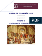 Curso de Filosofía 2015 U2 La Filosofía Como Ciencia 