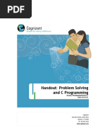 Problem Solving and C Programming - Handout - v2 (1) .1