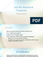 JIT and The Research Proposal PDF