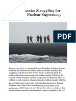 U.S. Vs Russia Struggling For Undersea Nuclear Supremacy
