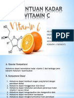 Penentuan Kadar Vitamin C