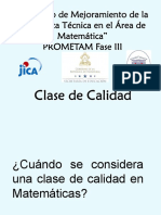 1.2. Clase de Calidad