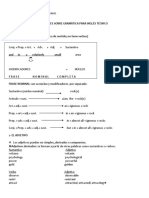 Apuntes Sobre Gramática para Inglés Técnico