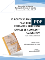 Politicas Educativas - Análisis