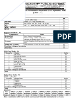 Syllabus and Datesheet For Summative Assessment (SA-1 September, 2018) (Class - 2)