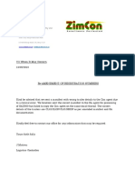 Zimbabwe Consolidators Pty LTD: Tel: 011 613 1114 Unit 5 City Deep Production Park 83 Heidelburg Road, City Deep X 10 I