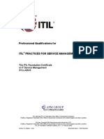 ITIL V3 Foundation Certificate Syllabus v4.2