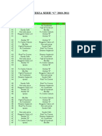 Calendario 3 Serie C