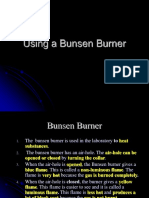 Using A Bunsen Burner