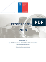 Precios Sociales Chile 2018