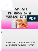 Respuesta Periodontal A Fuerzas Externas MOLINA Y VAZQUEZ