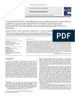 A New Approach For The Immobilization of Permeabilized Brewer's Yeast Cells