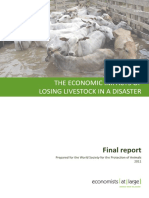 The Economic Impacts of Losing Livestock in a Disaster 