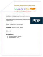 Monografia de Requerimientos de Materiales