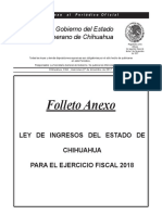 Ley Ingresos Edo Chihuahua 2018