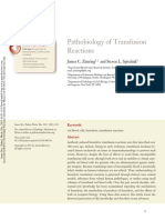 Pathobiology of Transfusion Reactions