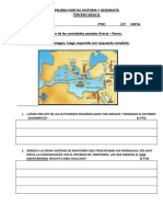 Prueba Parcial Historia y Geografía