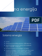 Solarna Energija Prezentacija