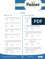 Aritmética: Razones y proporciones