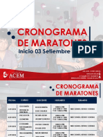 Cronograma Maratones PDF