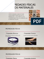 Propiedades Físicas de Los Materiales