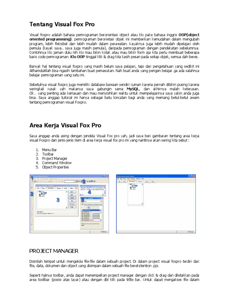 Visual Foxpro PDF | PDF | Komputer