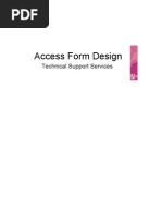 Access Form Design