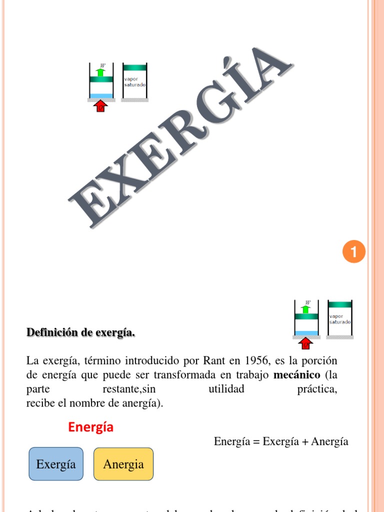 Exergia-1 | PDF | Ejercicio | Termodinámica