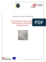 Informe Actualización Nanotubos de Carbono