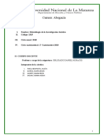 Programa - METODOLOGIA DE LA INVESTIGACION JURIDICA 2° Cuatrimestre 2018